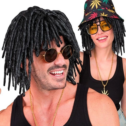 Widmann SRL Gullit pruik dreadlock zwart