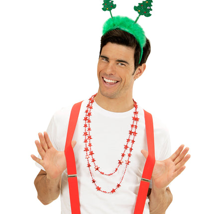 Widmann SRL Haarband kerstbomen met pluche