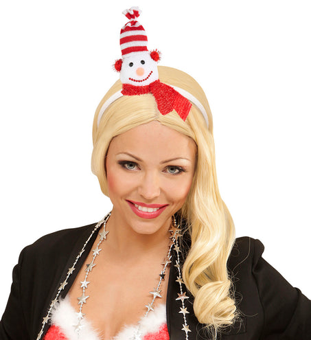 Widmann SRL Haarband kerstmis sneeuwpop