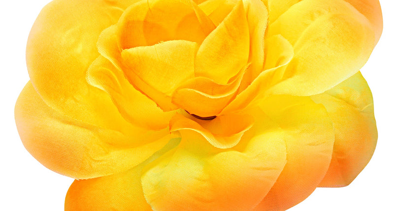 Widmann SRL Haarbloem geel met elastiek