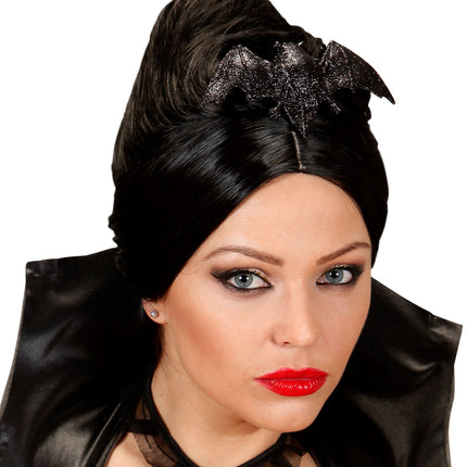 Widmann SRL Haarclip vleermuis met glitters