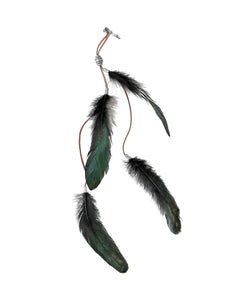 Widmann SRL Haarclip zwarte veren