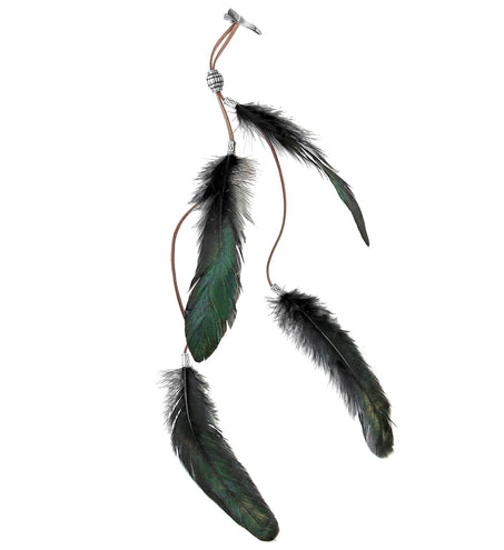 Widmann SRL Haarclip zwarte veren