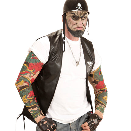 Widmann SRL Halfgezicht masker outlaw biker