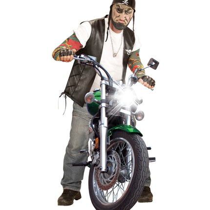 Widmann SRL Halfgezicht masker outlaw biker