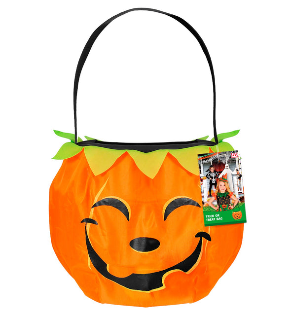 Widmann SRL Halloween pompoen snoeptasje