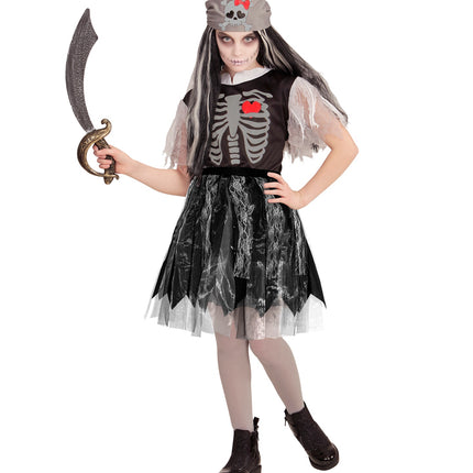 Widmann SRL Halloween rok zwart kind Linda