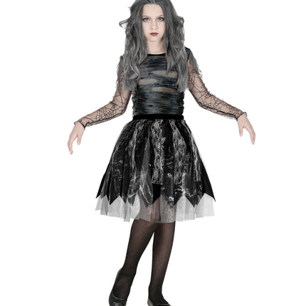 Widmann SRL Halloween rok zwart kind Linda