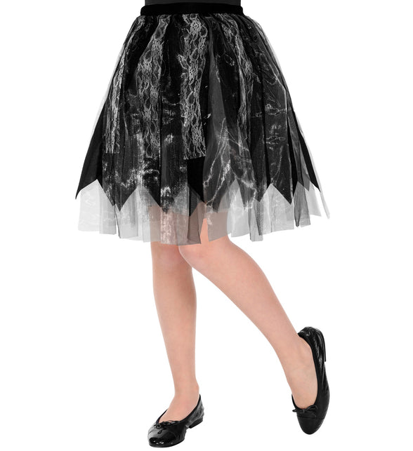Widmann SRL Halloween rok zwart kind Linda