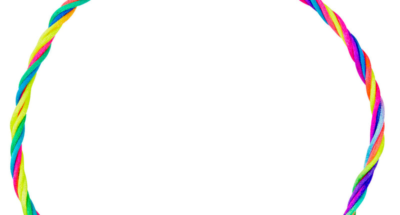 Widmann SRL Halsketting met 5 strings in neon kleuren