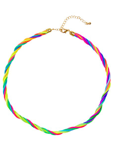 Widmann SRL Halsketting met 5 strings in neon kleuren