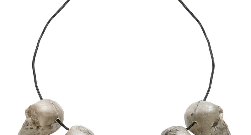 Widmann SRL Halsketting met doodskopjes