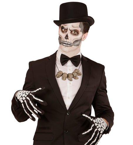 Widmann SRL Halsketting met doodskopjes