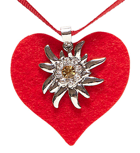 Widmann SRL Halsketting met rood hart