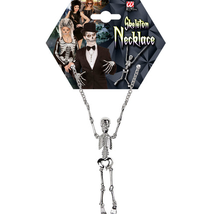Widmann SRL Halsketting skelet halloween