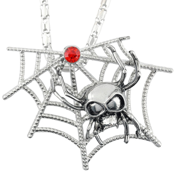 Widmann SRL Halsketting spinnenweb met spinnen