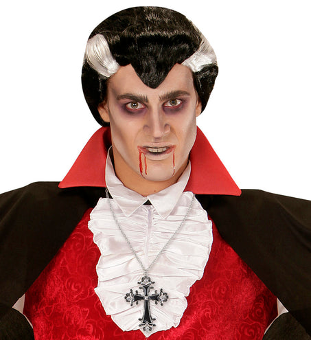 Widmann SRL Halsketting zwart met strass