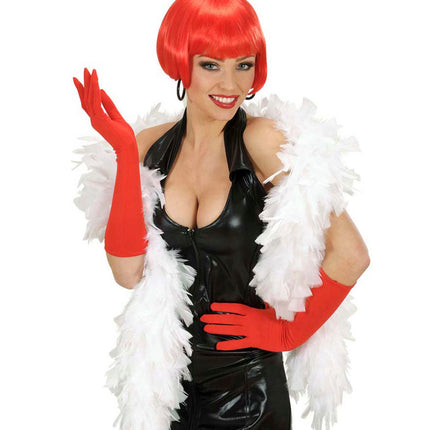 Widmann SRL handschoenen lycra 37cm rood