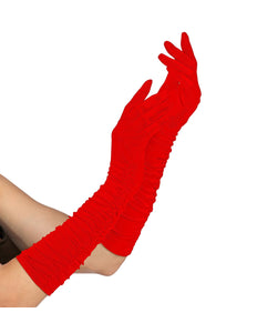 Widmann SRL handschoenen plisse lycra rood