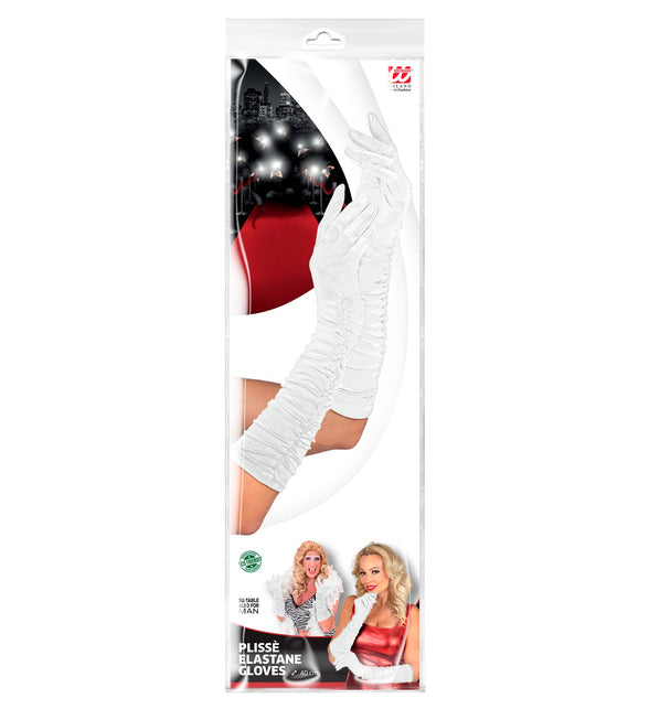 Widmann SRL handschoenen plisse lycra wit