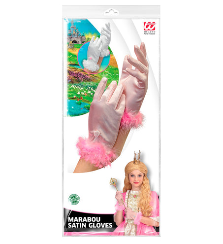 Widmann SRL Handschoenen roze glamour kinderen