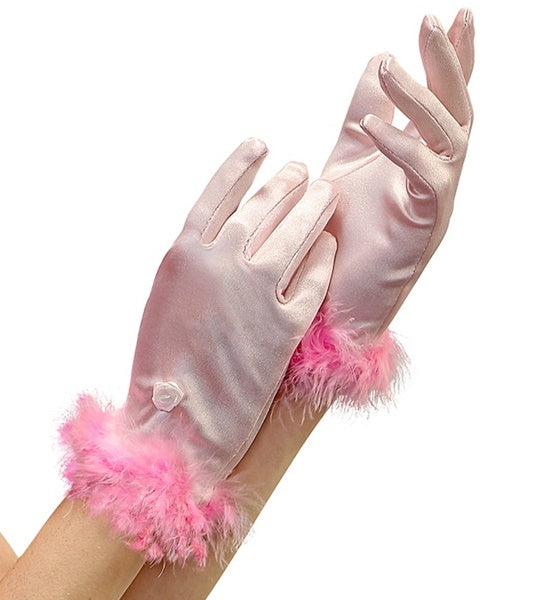 Widmann SRL Handschoenen roze glamour kinderen