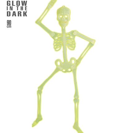 Widmann SRL Hangend skelet glow in the dark