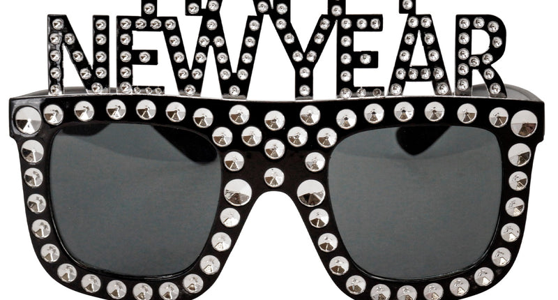 Widmann SRL Happy New Year bril zilver