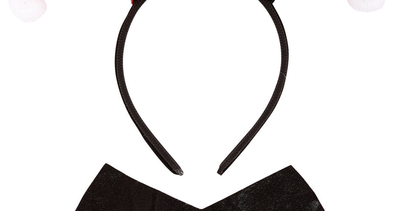 Widmann SRL Harelekijn masker met diadeem