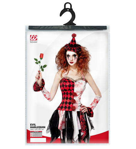 Widmann SRL Harlekijn jurkje halloween