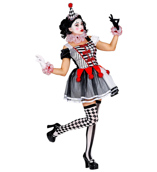 Widmann SRL Harlekijn kostuum dames luxe