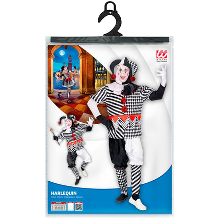 Widmann SRL Harlekijn kostuum heren luxe