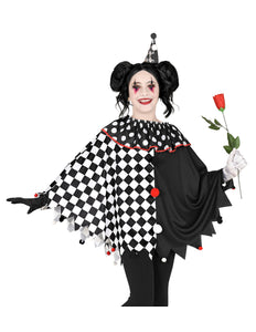 Widmann SRL Harlekijn poncho kinderen