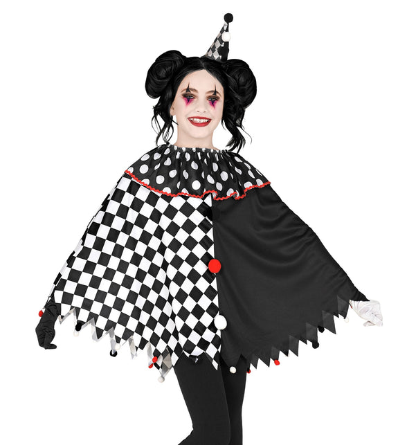 Widmann SRL Harlekijn poncho kinderen