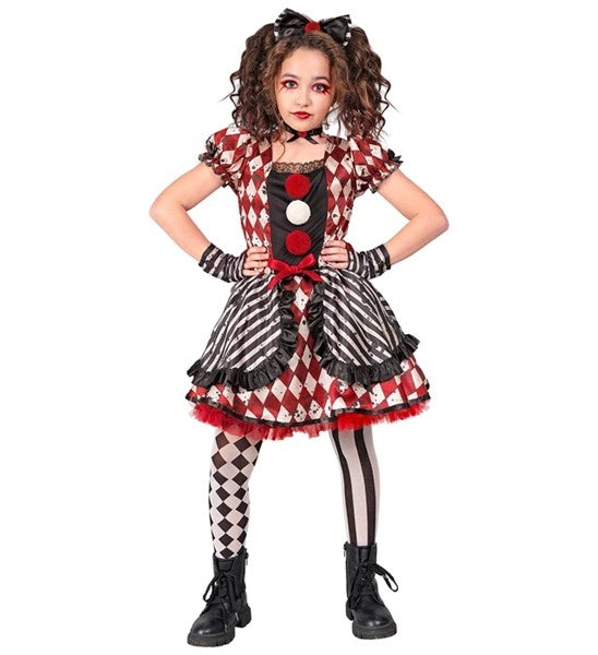 Widmann SRL Harlekijn pop kostuum Luukie kinderen