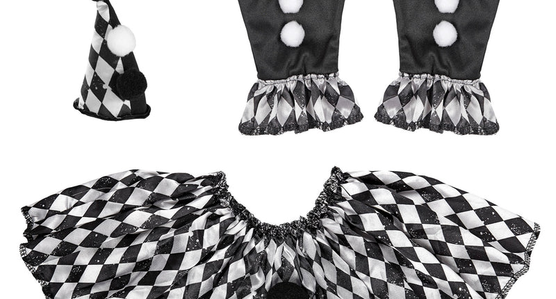 Widmann SRL Harlekijn verkleedset geblokt