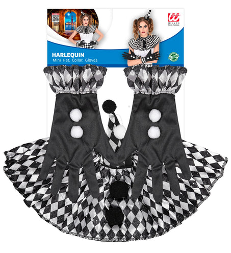 Widmann SRL Harlekijn verkleedset geblokt