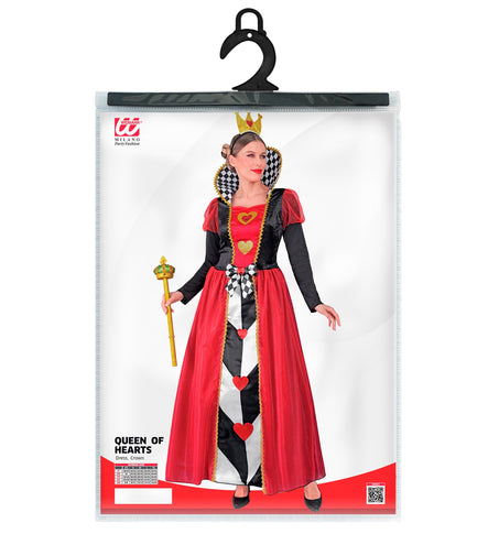 Widmann SRL Harten koningin kostuum dames