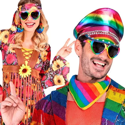 Widmann SRL Hartjes bril regenboog Ilse