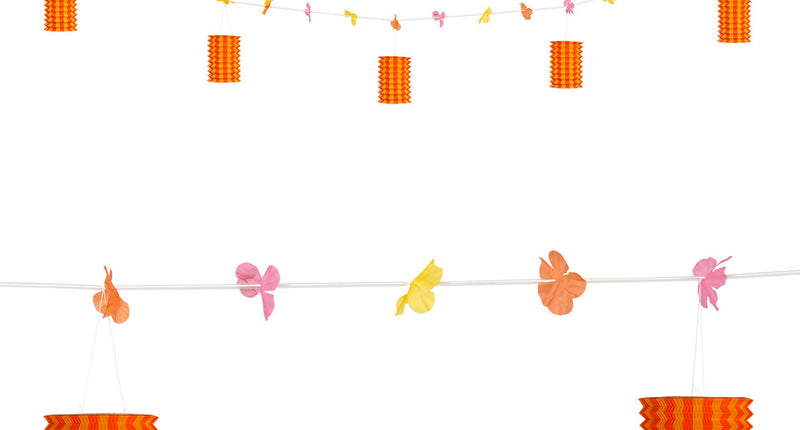 Widmann SRL Hawaiaanse slinger met lantaarns