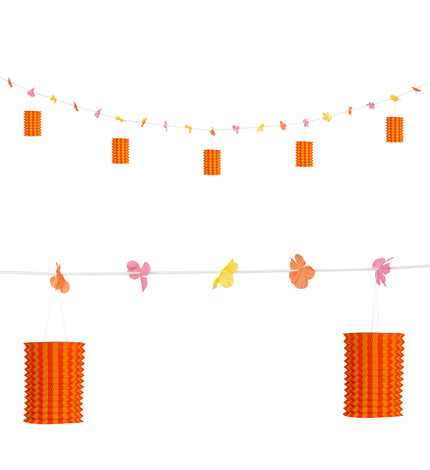 Widmann SRL Hawaiaanse slinger met lantaarns