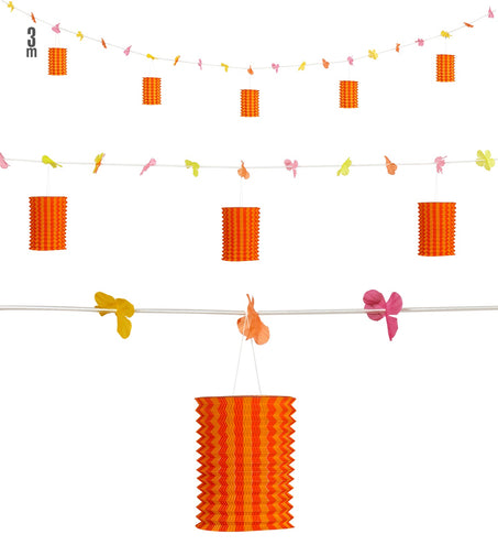 Widmann SRL Hawaiaanse slinger met lantaarns