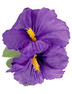 Widmann SRL Hawaii bloem haarclip paars