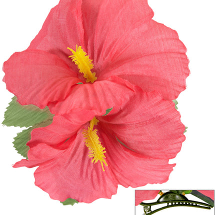 Widmann SRL Hawaii bloem haarclip roze