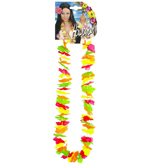 Widmann SRL Hawaii ketting multikleuren neon