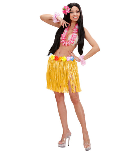 Widmann SRL Hawaii rok kort stro kleurig