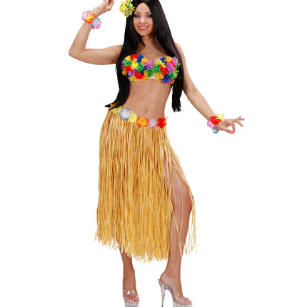 Widmann SRL Hawaii rok lang met bloemen strokleur