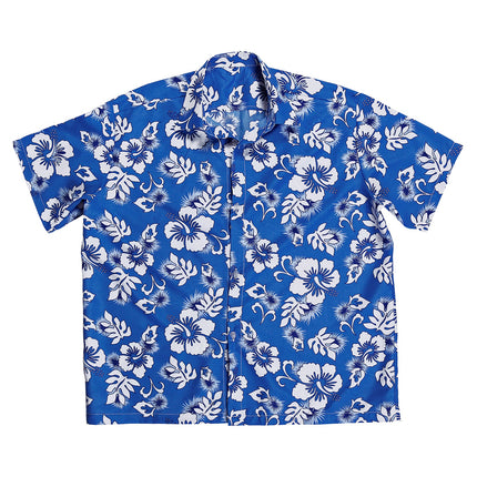 Widmann SRL Hawaii shirt blauw tropical Danny