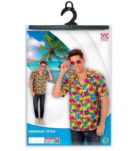 Widmann SRL Hawaii shirt bloemen geel