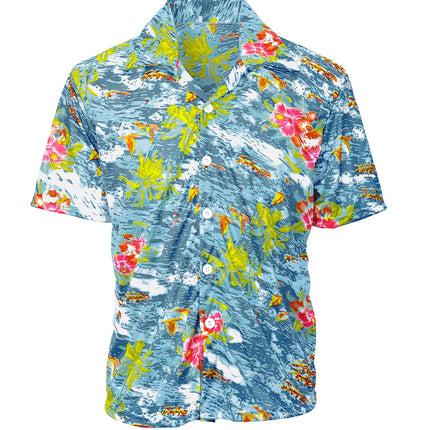 Widmann SRL Hawaii shirt lichtblauw